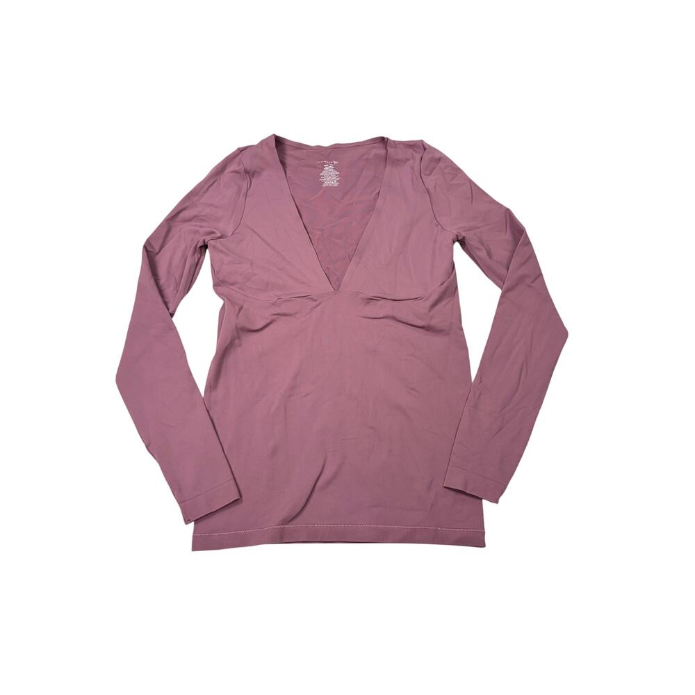 intimately free people V neck long sleeve purple top. Size XS/S. athleisure